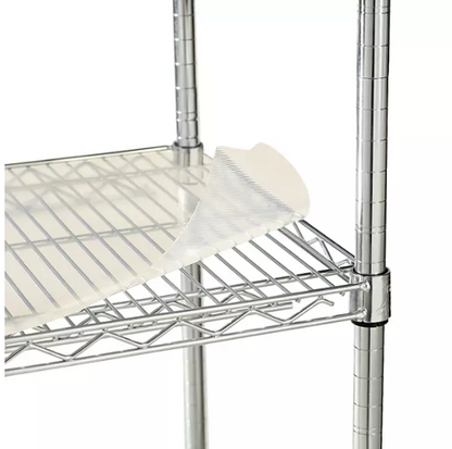 Alera 48" x 18" Shelf Liners for Wire Shelving Units - Clear (4-pack)