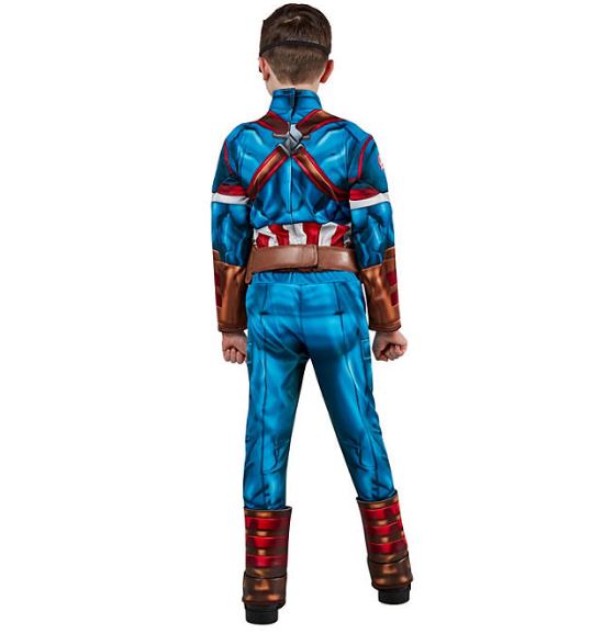 Rubies Child Captain America Halloween Costume