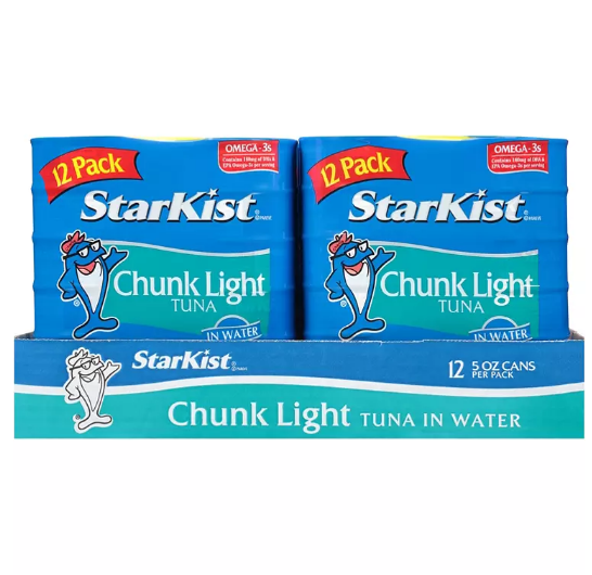 StarKist Chunk Light Tuna in Water (5 oz., 12 pk.)