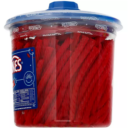 RED VINES Twists Original Red Licorice Bulk Candy Jar (5 lbs.)