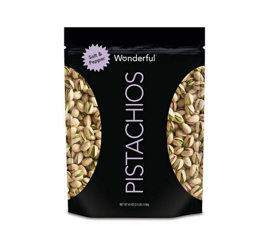 Wonderful Pistachios, Salt and Pepper (40 oz.)