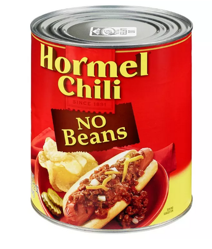 Hormel Chili No Beans (108 oz.)