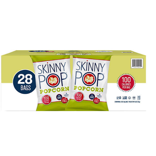 SkinnyPop Original Popcorn Snack Bags (0.65 oz., 28 ct.)