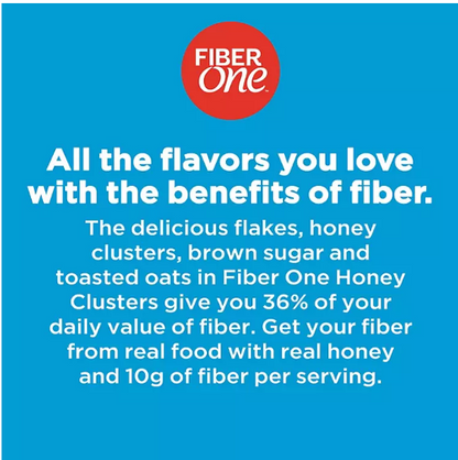 Fiber One Cereal, Honey Clusters (2 pk.)