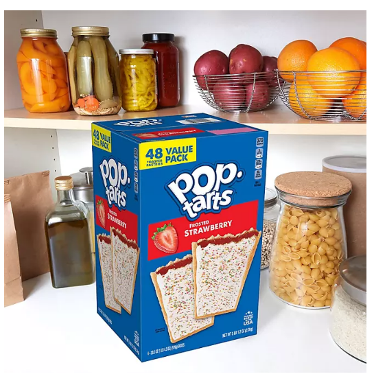 Pop-Tarts, Frosted Strawberry (48 ct.)