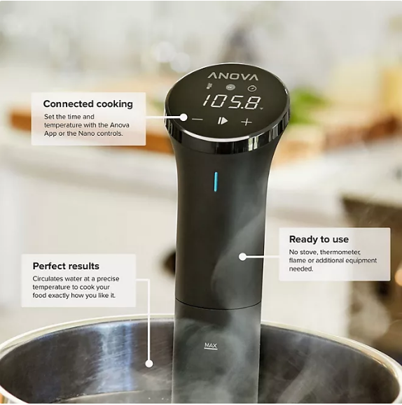 Anova Sous Vide Kit with Precision Cooker Nano and 12L Container