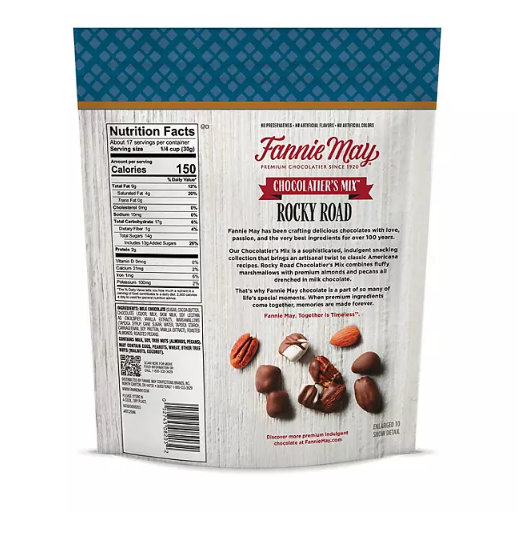 Fannie May Chocolatier's Mix Rocky Road Snack Mix (18 oz.)