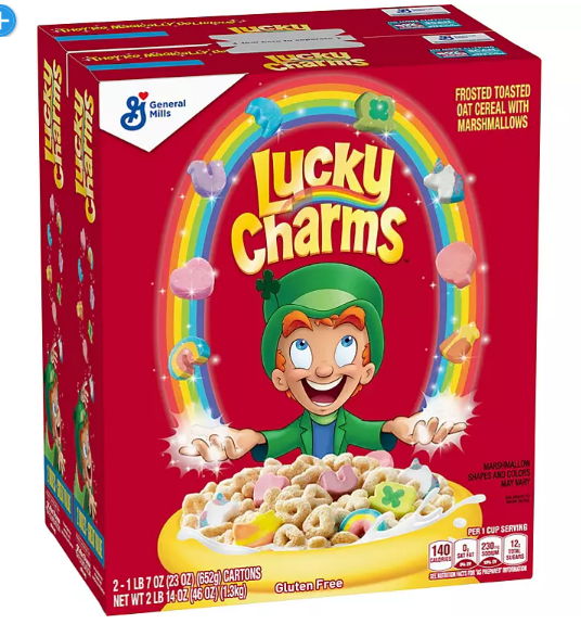 Lucky Charms Gluten-Free Marshmallow Cereal (23 oz., 2 pk.)