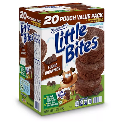 Entenmann's Little Bites Fudge Brownie Mini Muffins (1.95 oz., 20 pk.)