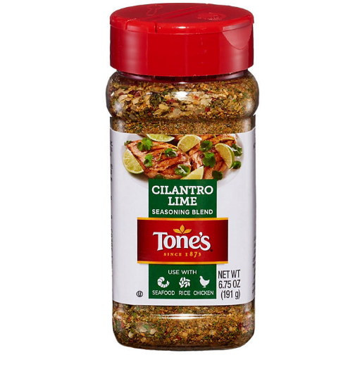 Tone's Cilantro Lime Seasoning 6.75 oz(2 PK)