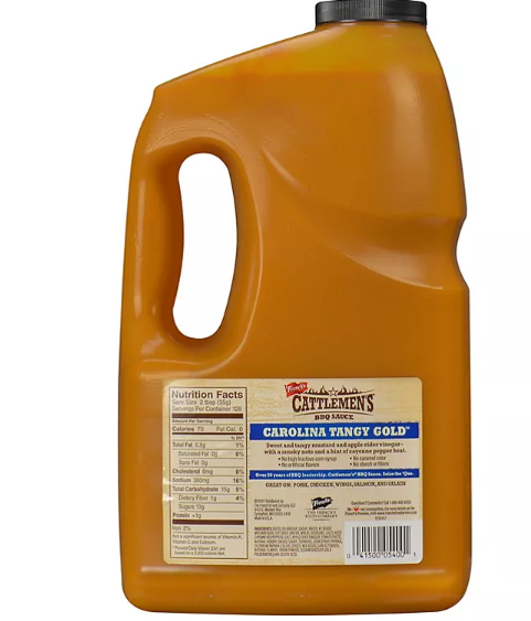 Cattlemen's Carolina Tangy Gold Barbecue Sauce (1 gal.)