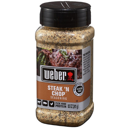 Weber Steak 'n Chop Seasoning (8.5 oz.)(2 PK)