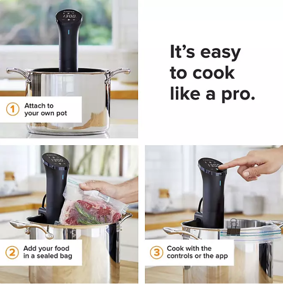 Anova Sous Vide Kit with Precision Cooker Nano and 12L Container