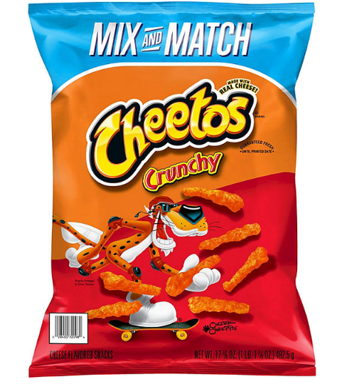 Cheetos Crunchy Cheddar Cheese Flavored Snacks (17.37 oz.)(2 PK)