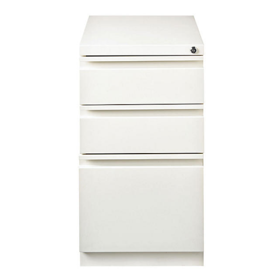 Hirsh 20" Deep Mobile Pedestal File Cabinet (Assorted Colors)