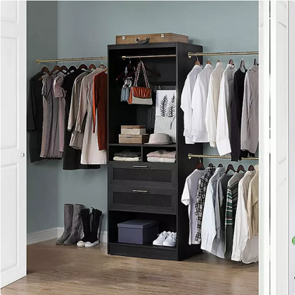 Scott Living Closet Organizer, 8.5 ft to 12 ft Wide