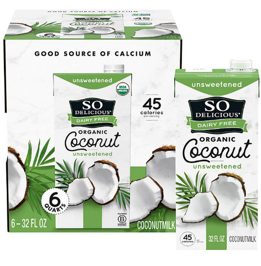 So Delicious Dairy Free Organic Coconut Milk Aseptic (32 fl. oz., 6 pk.)