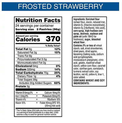 Pop-Tarts, Frosted Strawberry (48 ct.)