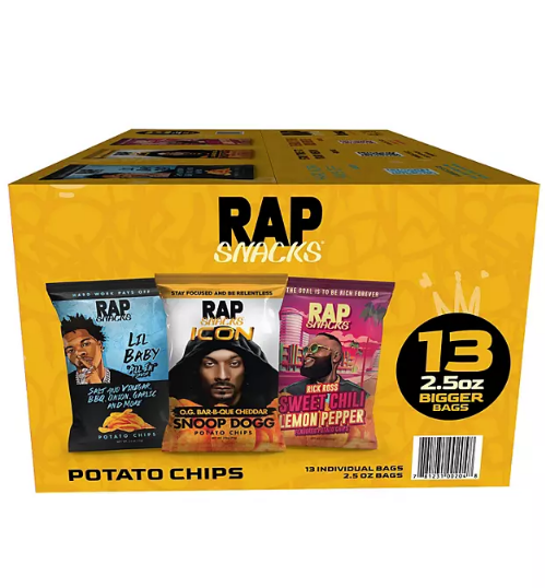 Rap Snacks Gold Variety Pack Chips (2.5 oz., 13 ct.)