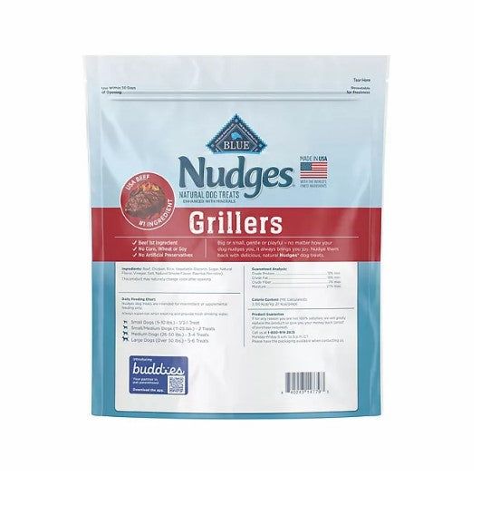 Blue Buffalo Nudges Grillers Natural Dog Treats, Steak Flavored (48 oz.)