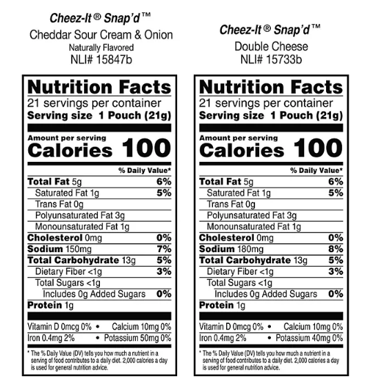 Cheez-It Snap'd, Variety Pack (0.75 oz., 42 pk.)