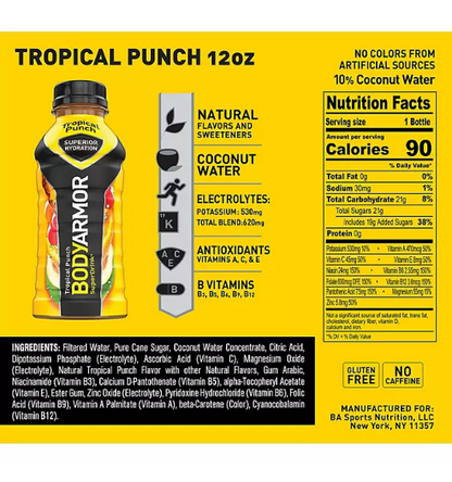 BODYARMOR Sports Drink Variety Pack (12 fl. oz., 24 pk.)