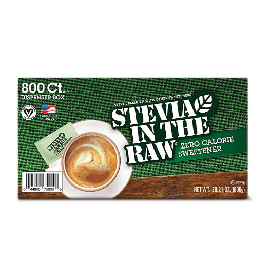 Stevia In The Raw Plant-Based Zero Calorie Sweetener Packets (800 ct.)