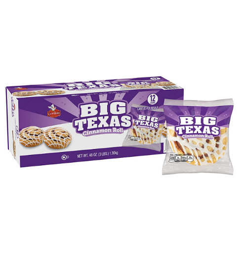 Big Texas Cinnamon Roll (4 oz., 12 pk.)