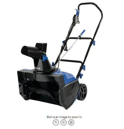 Snow Joe Electric Single-Stage 18" Walk-Behind Snow Blower, 13-Amp