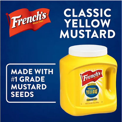 French's 100% Natural Classic Yellow Mustard (105 oz.)