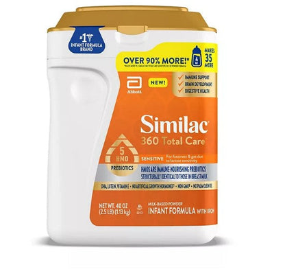 Similac 360 Total Care Infant Sensitive Powder Formula (40 oz.)