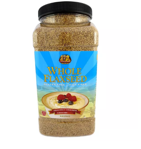 Premium Gold Whole Flaxseed (96 oz. ea., 4 ct. case)