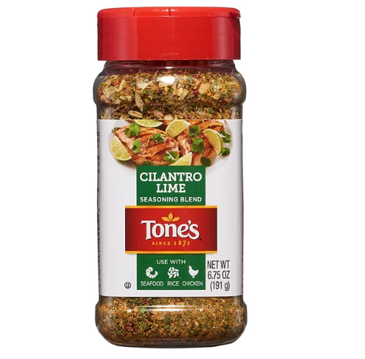 Tone's Cilantro Lime Seasoning 6.75 oz(2 PK)