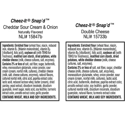 Cheez-It Snap'd, Variety Pack (0.75 oz., 42 pk.)