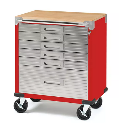 Seville Classics UltraHD 6-Drawer Rolling Cabinet