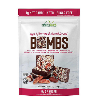 Nature's Intent Sugar Free Dark Chocolate Keto Bomb (12.35 oz.)