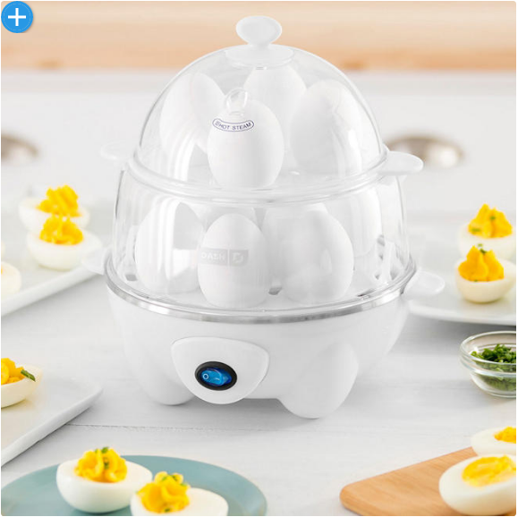 Dash Deluxe 12-Egg Cooker and Steamer (Assorted Colors)