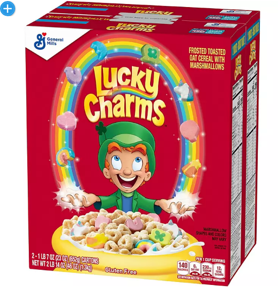 Lucky Charms Gluten-Free Marshmallow Cereal (23 oz., 2 pk.)