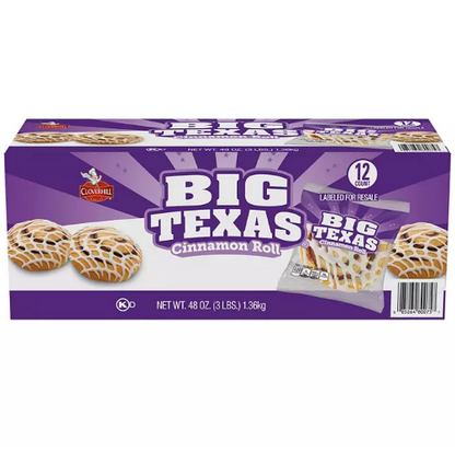 Big Texas Cinnamon Roll (4 oz., 12 pk.)