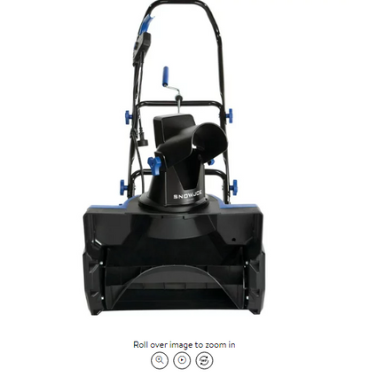 Snow Joe Electric Single-Stage 18" Walk-Behind Snow Blower, 13-Amp