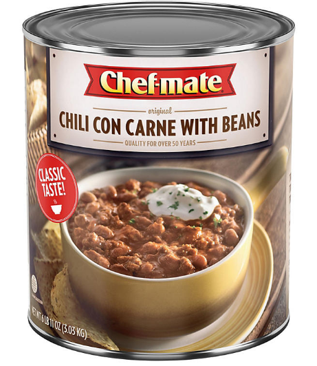 Chef-mate Chili With Beans (107 oz.)