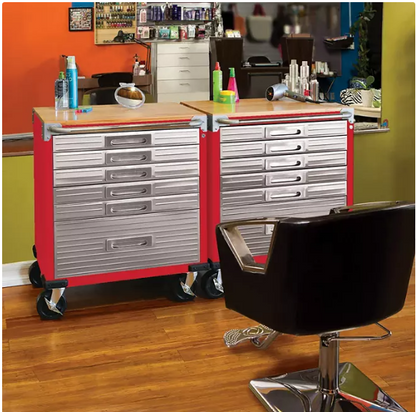 Seville Classics UltraHD 6-Drawer Rolling Cabinet