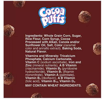 Cocoa Puffs Chocolate Breakfast Cereal (39.25 oz., 2 pk.)