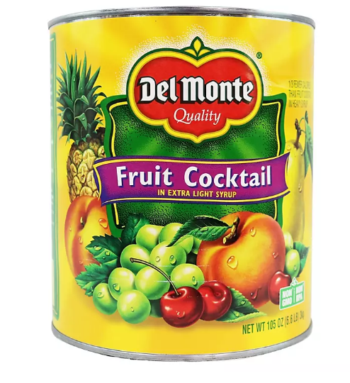 Del Monte Fruit Cocktail in Light Syrup (106 oz.)