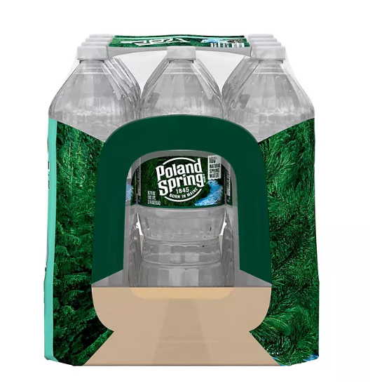 Poland Spring 100% Natural Spring Water (1.5L, 12 pk.)