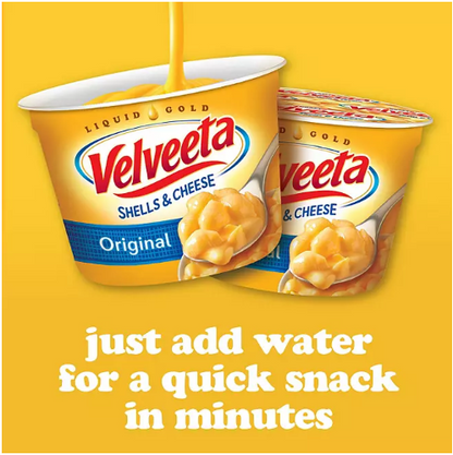 Velveeta Shells and Cheese Original Microwavable Sauce Cups (12 ct.)