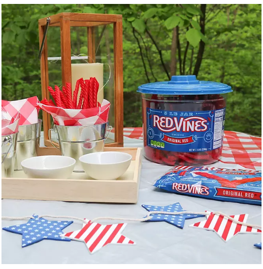 RED VINES Twists Original Red Licorice Bulk Candy Jar (5 lbs.)