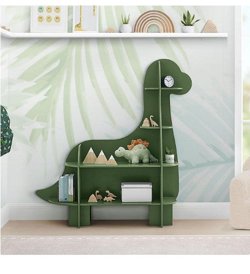 Delta Children Dinosaur Shaped Bookcase, Green