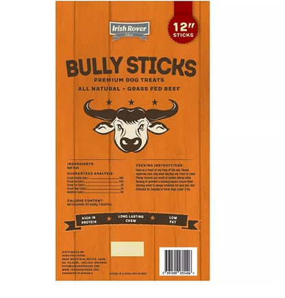 Irish Rover Beef Bully Sticks, 12 Inch (16 oz.)