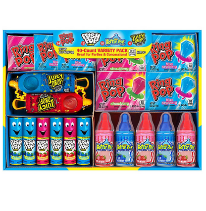 Ring Pop Baby Bottle Lollipop Variety Pack (40 ct.)